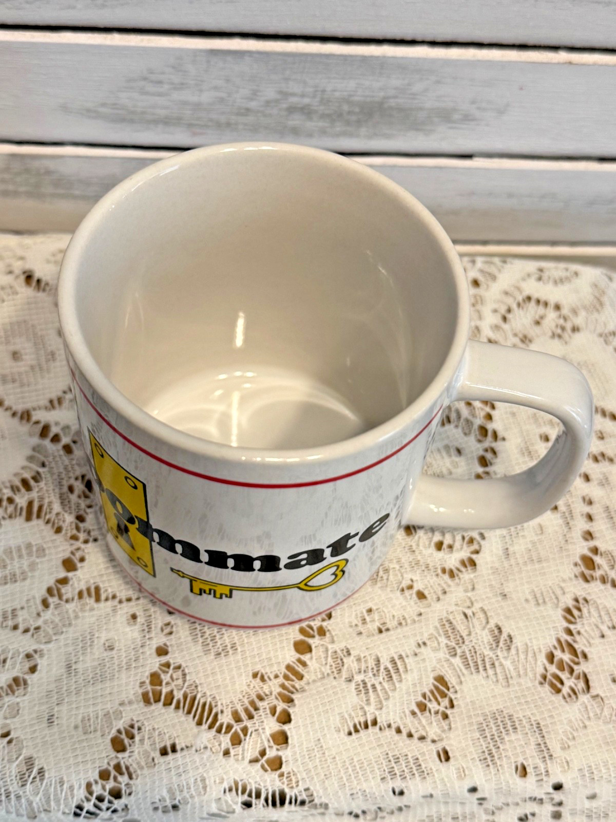 Vintage 1983 Russ Berrie Co. “Roommate- You’re The Best!” Coffee Mug Ceramic 