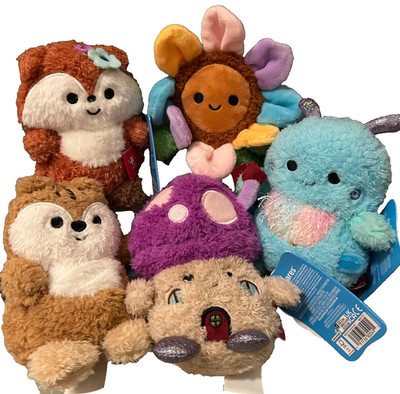 Fairy Garden Bumz by Bum Bumz  By Russ Lot of five 5'' Plush Figures NWT