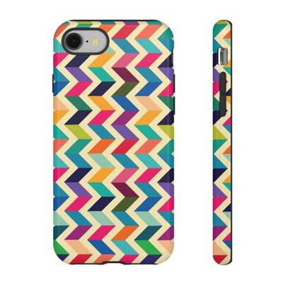 Retro 50's 'Zig Zag' Phone Case - Tough Cases with Unique Design