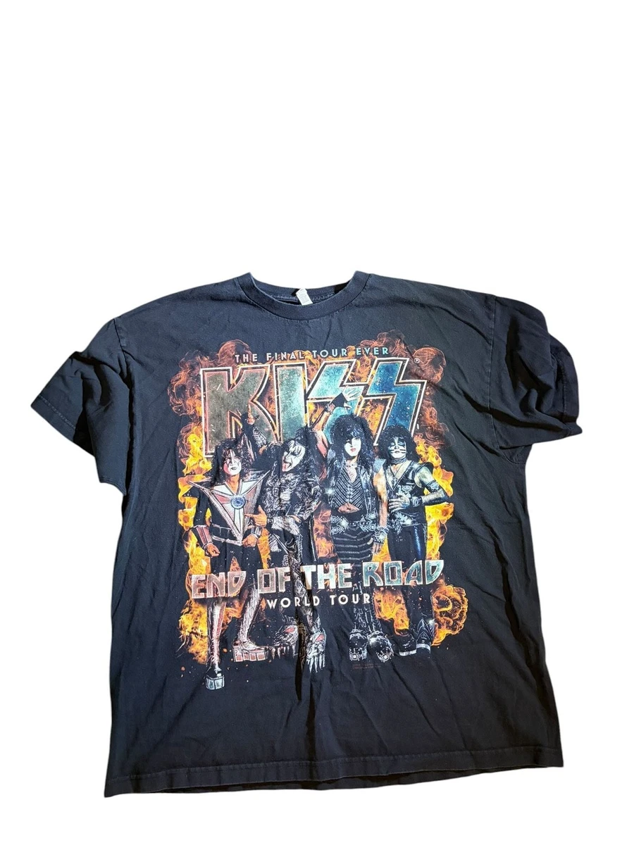 KISS Tour T Shirt Indiana Men's T-Shirts for sale | eBay