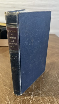#ad #ad 1956 Principals of Electric and Magnetic Fields 2nd edition Warren Boast $13.50