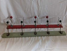 Vintage Garderobe Mid Century Rockabilly 50er 60er Jahre Hakenleiste Retro"