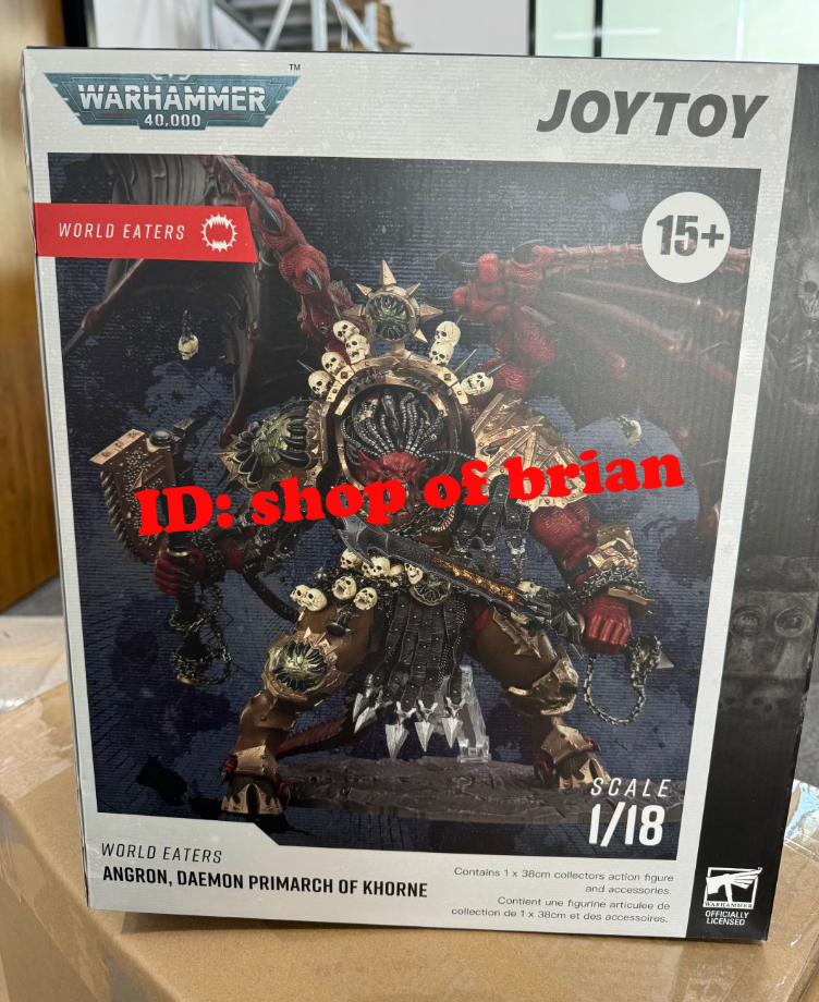 JOYTOY Warhammer 40k action figure World Eaters Angron Daemon