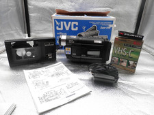 JVC Super VHS Camcorder Bundle-GR-SXM240-Tested-Cassette Adapter-Charger-Tapes