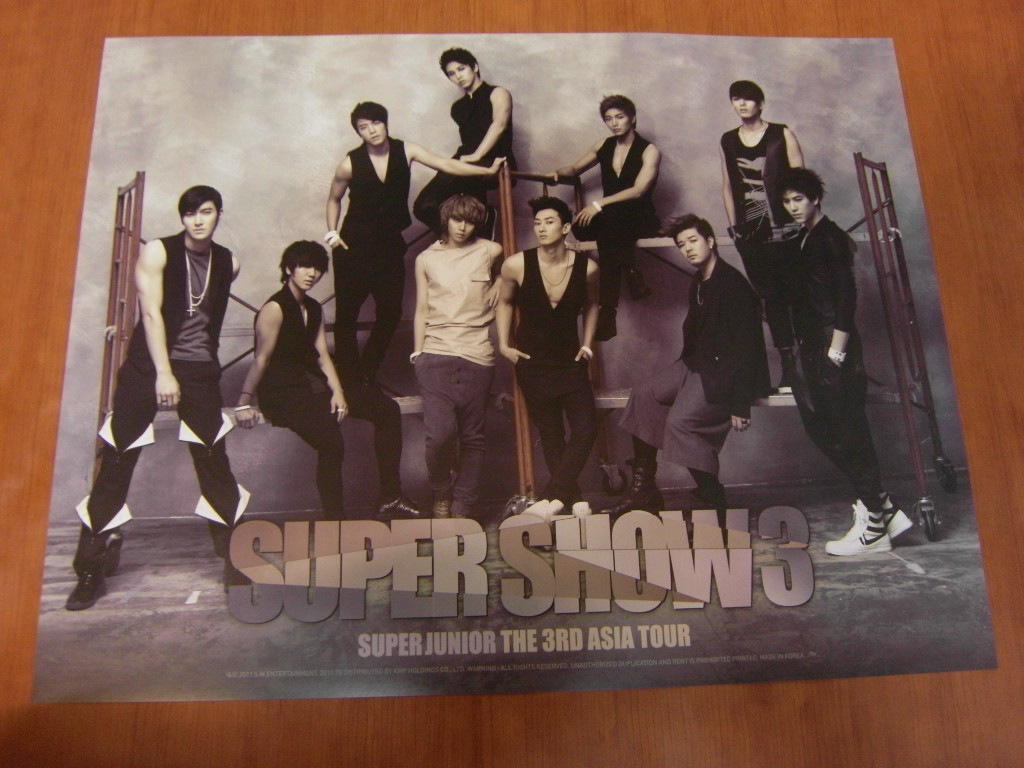 SUPER JUNIOR - Super Show 3 [OFFICIAL] POSTER K-POP *NEW* | eBay