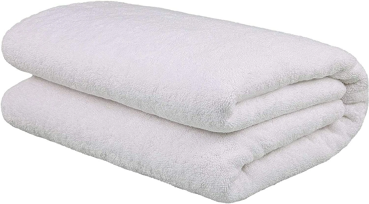 100% Cotton Extra Large Oversized Bath Towel White Bath Sheet