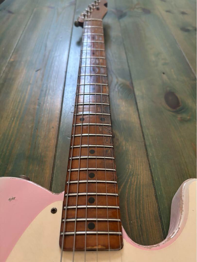 fender japan telecaster relic shell pink Electric guitar