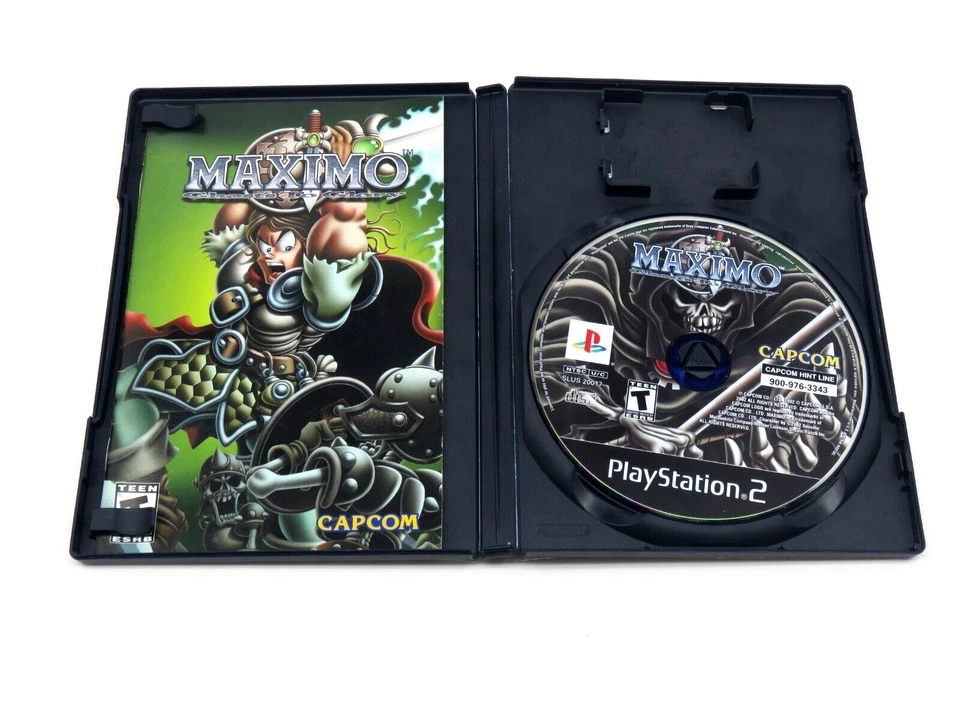 Maximo: Ghosts To Glory (PlayStation 2, 2002) PS2 Capcom (Case, CD & Manual) - Image 3 of 4