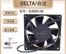 Delta AUB0812M DC12V 0.18A 8025 8CM 3-Wire Projector Cooling Fan