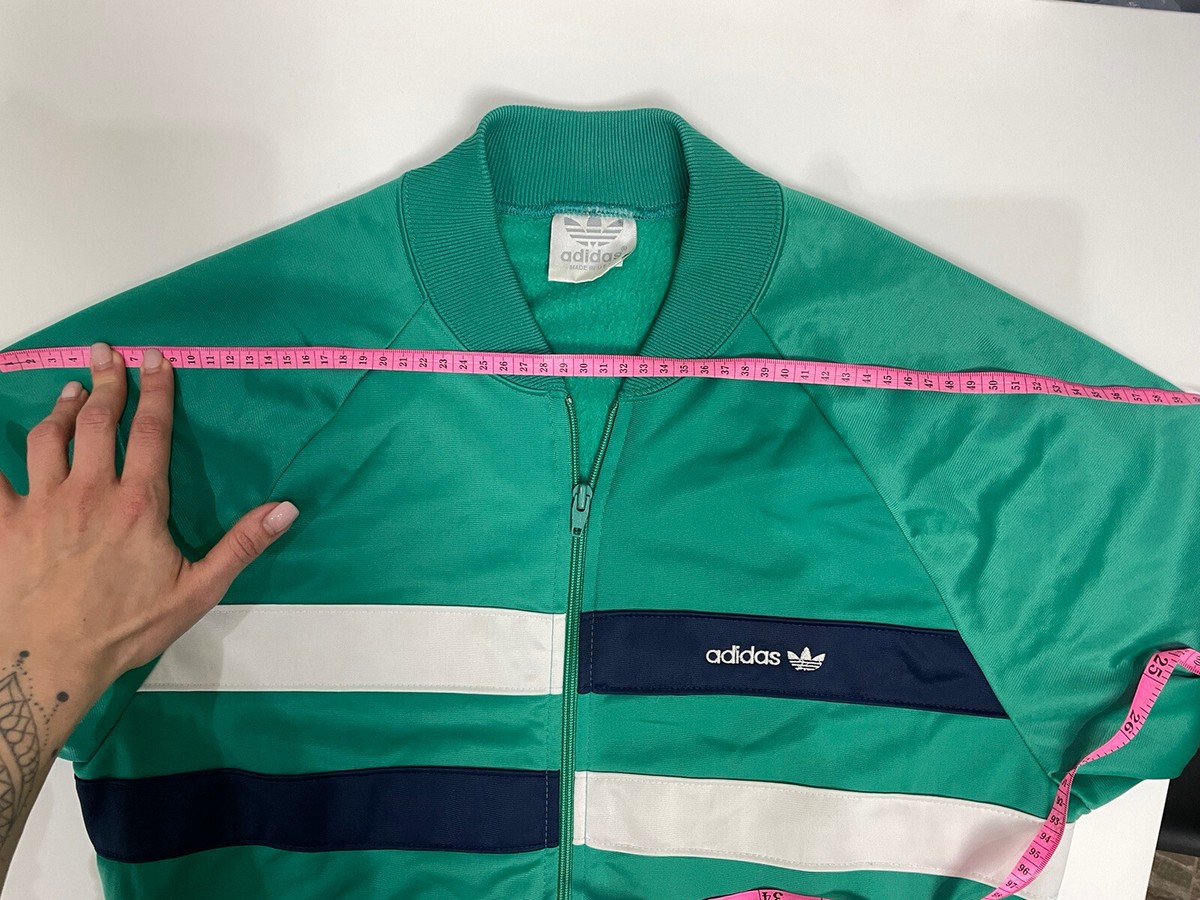 80s ビンテージ adidas M ターコイズ ジャージ USA製 Adidas VTG 80s Made in USA Track Jacket Green Mens M | eBay