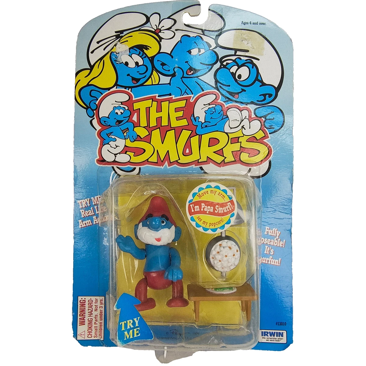 The Smurfs Cartoon & TV Character Action Figures 1990-1999 Time