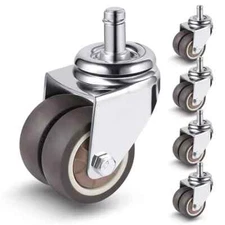 Office Chair Wheels, Heavy Duty Rubber Chair Casters , 2 Inch Gaming, Computer,