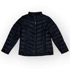 Nwt Core Packable Down Puffer Coat In Black