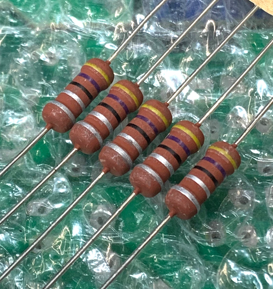 Aexit 2 Terminali 0.1 Ohm 5% Assiale Resistenza Resistenza Fusibile 25 Pz (e29117f4c00fd413576fec71ba9faf12 - Foto 2