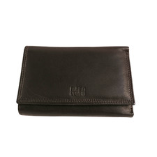 Portafoglio Enrico Coveri Vera Pelle Liscia Trifold Donna Ottima Qualità EC8065