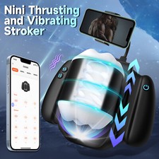 Male Masturbator APP control Automatic Vibrator Thrusting Cup Stroker Lubricants