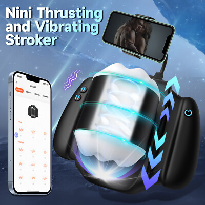 Male Masturbator APP control Automatic Vibrator Thrusting Cup Stroker Lubricants