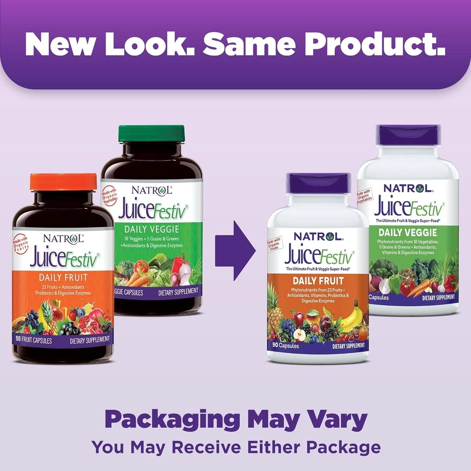 Suplemento de frutas y verduras Balance of Daily Nature 180 piezas - Envío rápido Foto 2 de 4