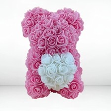 Teddy Bear Rose Flower Bear Gifts for Valentine 25cm