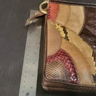 Sacs by Supreme vintage RARE sac à main en peau de serpent patchwork sac à main poche 11x8
