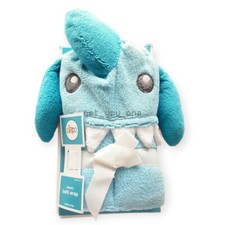NEW Circo Infants' Bath Wrap Shark Blue Hooded Towel