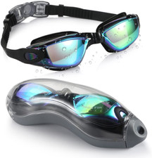 Aegend Swim Goggles, Swimming Goggles No Leaking Full Protection Adult Men Women