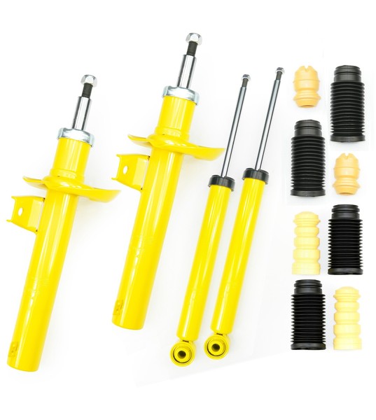 4 TA Technix Sport-StoßDäMpfer Vorne Ø 55Mm Hinten + Staubkappen VW Golf 5 A3 8P-image