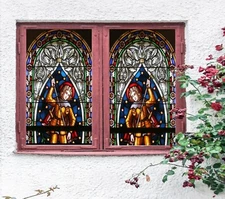 3D Armed Prince A07 Window Film Print Sticker Cling Stained Glass UV Zoe