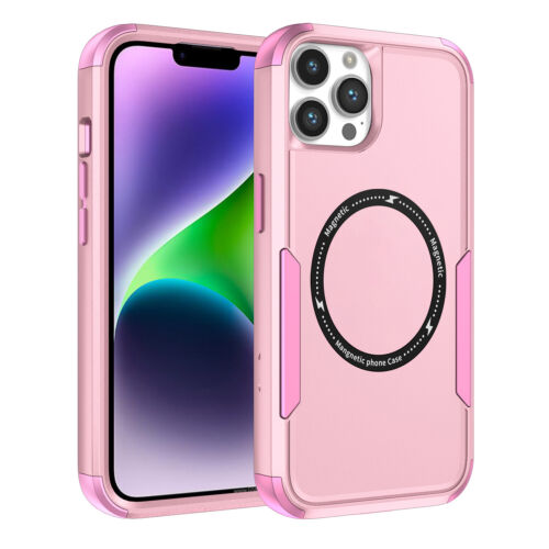 Per iPhone 15 15 Plus 15 Pro 15 Pro Max Mag custodia magnetica antiurto sicura - Foto 18 di 27