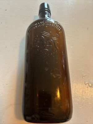 ウイスキー AA Antique Embossed A A (Ancient Age) Kentucky Bourbon Whiskey Bottle