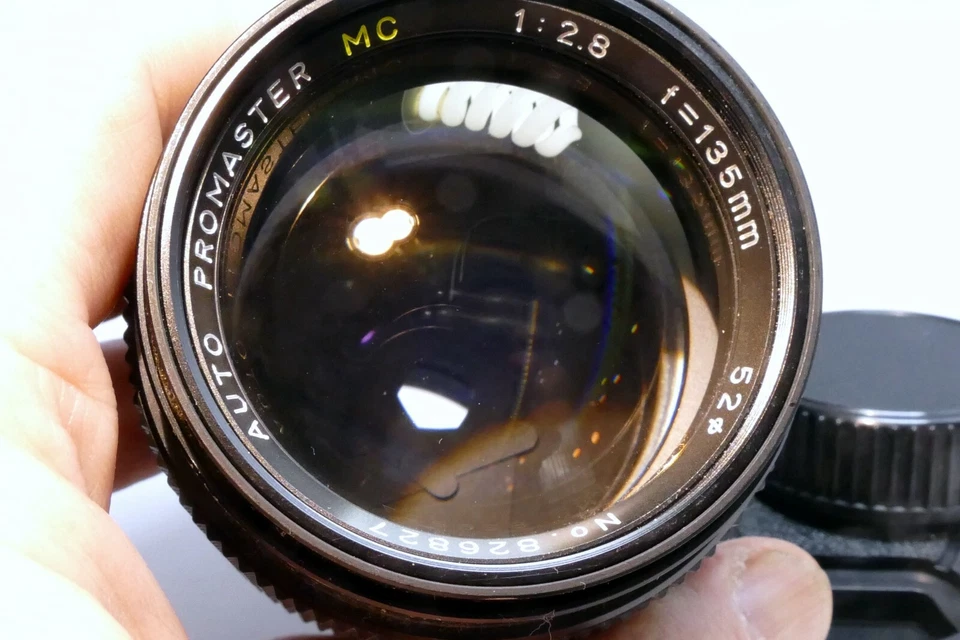 Promaster 135mm f2.8 Lens manual Focus Minolta MD prime Telephoto - Image 3 of 4