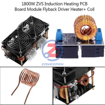 ZVS Induction Heater Fan High Power Heating Board Module 120W/1000W/1800W/2500W