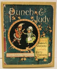 Punch  Judy Jigsaw Puzzle Their Winter Adventure Child Book Cover COMPLETE VTG