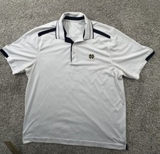Notre Dame Polo Shirt Mens Size XL Fighting Irish White