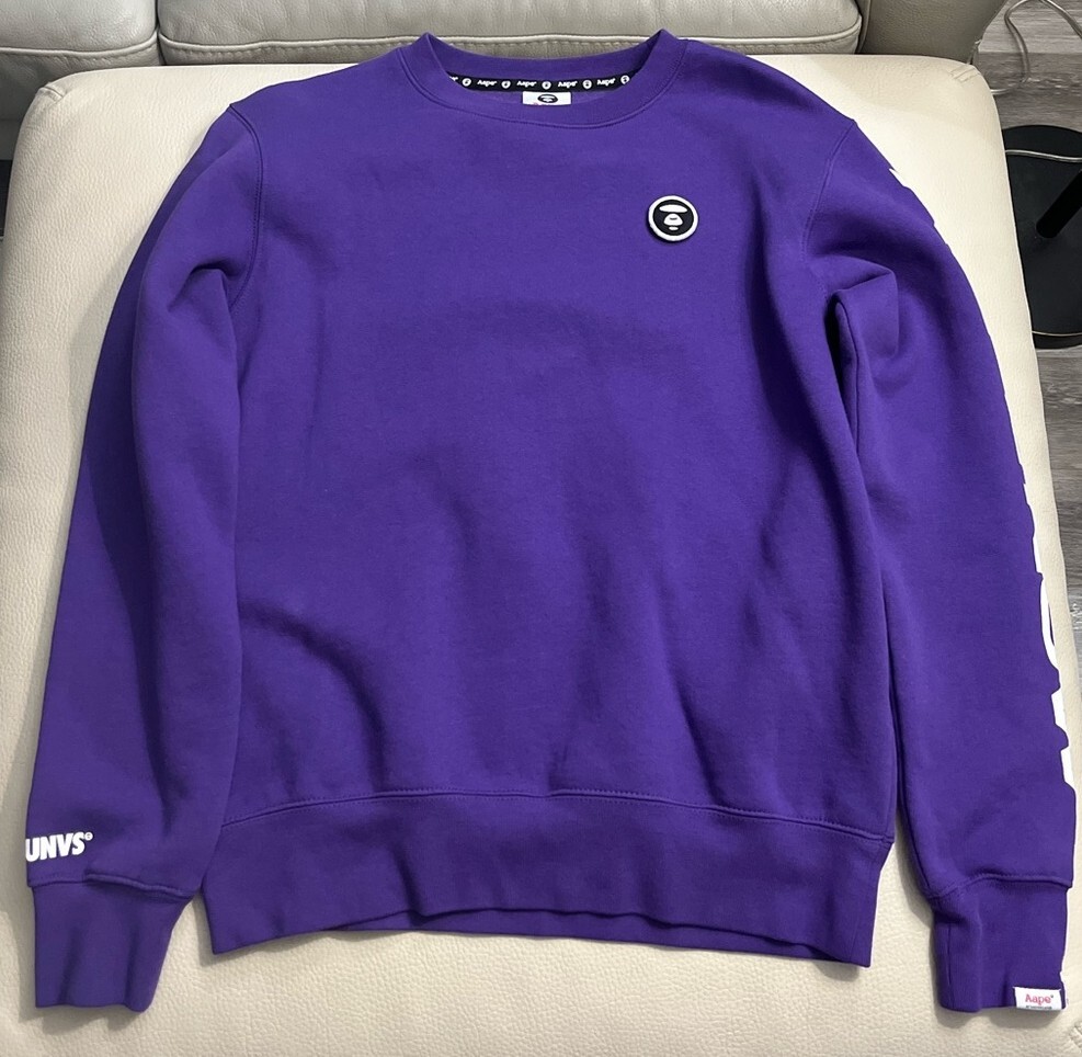 AAPE by A Bathing Ape Adult 2 Logo Hoodie - Men L / Women XL - MRSP$350
