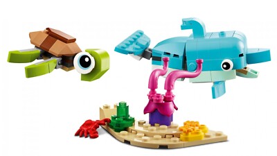 専用です。スリモア LEGO CREATOR (31128) Dolphin and Turtle - 137 pcs - Seahorse Sea