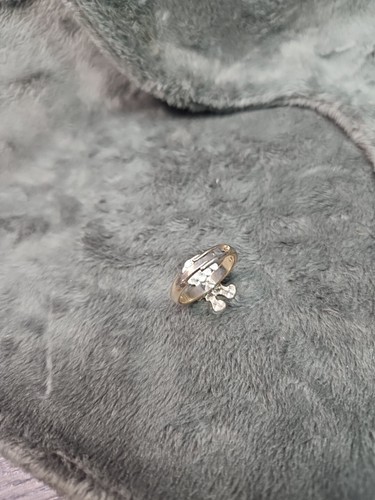 Vintage 1980 Erdbeere Shortcake Charm Armband & passender Ring Goldton - Bild 6 von 8