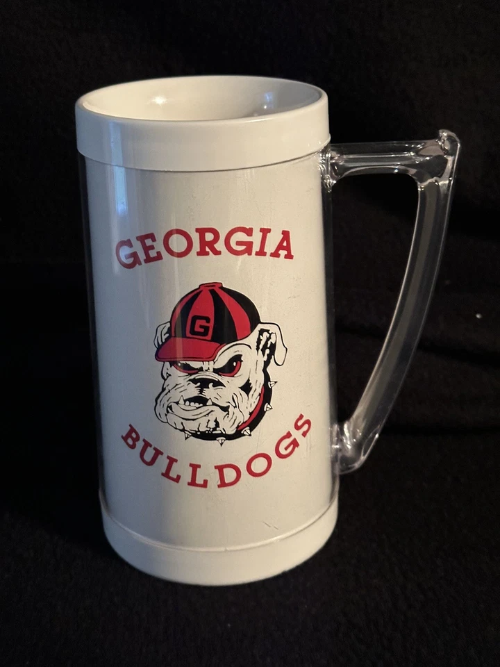 Vintage Georgia Bulldogs Insulated Plastic Mug/Stein - Image 2 of 3