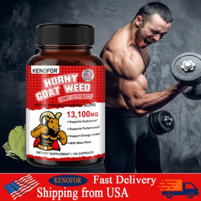 KENOFOR Extracto de Epimedium (hierba de cabra en celo) 120 cápsulas - Sin gluten ni OMG