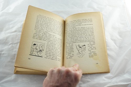German WWII WW2 fumetto scherzo soldato umorismo attenzione gas di azoto - Foto 12 di 14