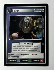 STAR TREK CCG DS9 RARE CARD KOVAT STCCG NEVER PLAYED