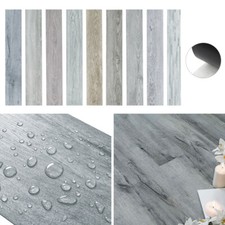 1-5.02 m² Vinyl Floor Planks Wood Effect Flooring Tiles Self Adhesive Kitchen