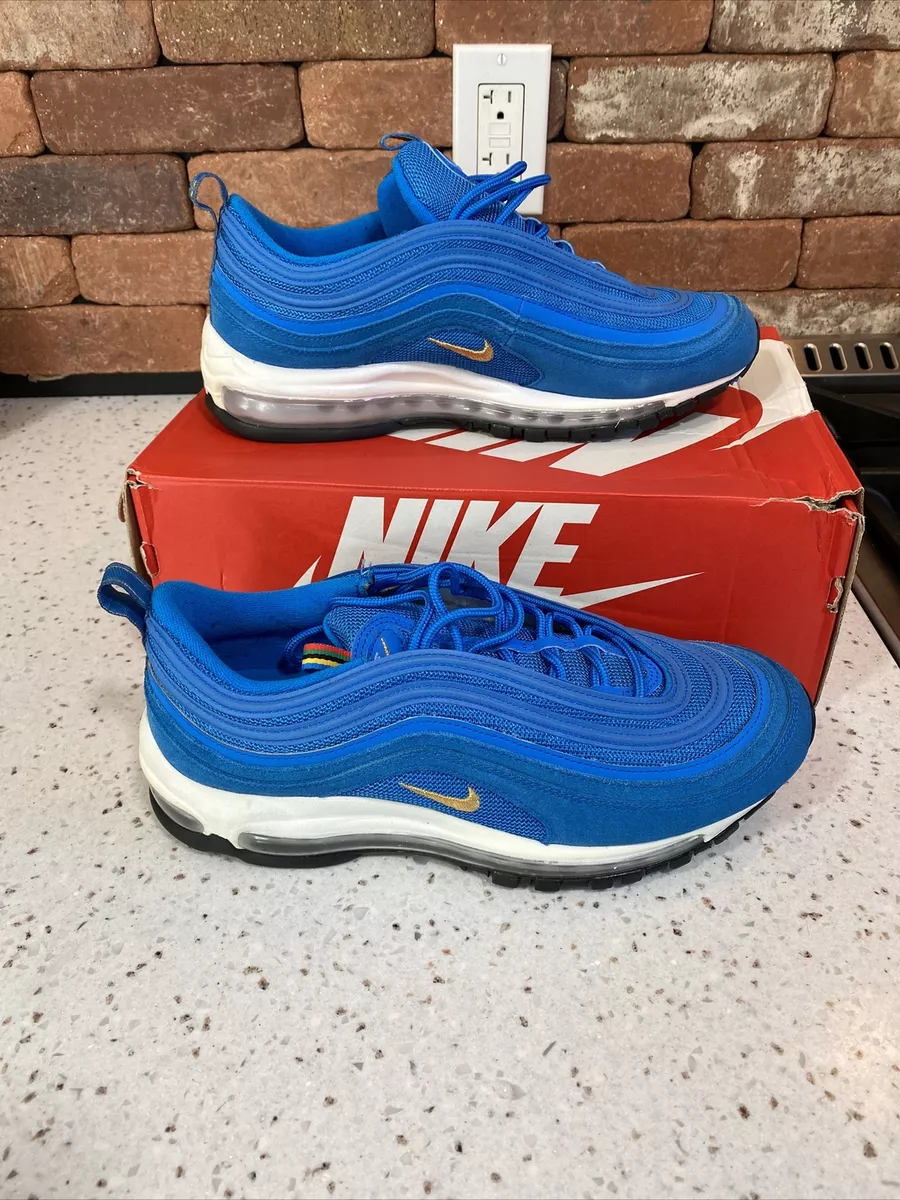Nike 97 top blue and gold