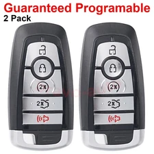 2x Smart Remote Start Key Fob For Ford Fusion Mustang 2017 2018 2019 2020 2021