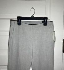 Amanda  Chelsea Pants Contemporary Fit Narrow Leg Low-rise Size 8 NWT Grey