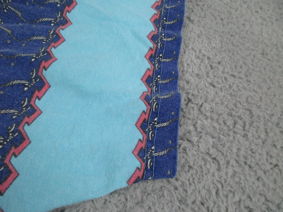 Rusty Surf Shirt Mens XL Blue Purple Vintage Beach Vaporwave Skateboard 90s - Image 3 of 4