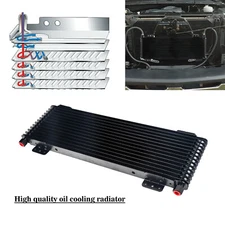 Black Tru Cool 40K Automatic Transmission Oil Cooler GVW Max LPD47391 Heavy Duty