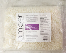 Amber Inspiring Spa Experience HARD SILK WAX No Strip Hard Wax Beads  Olive Oil
