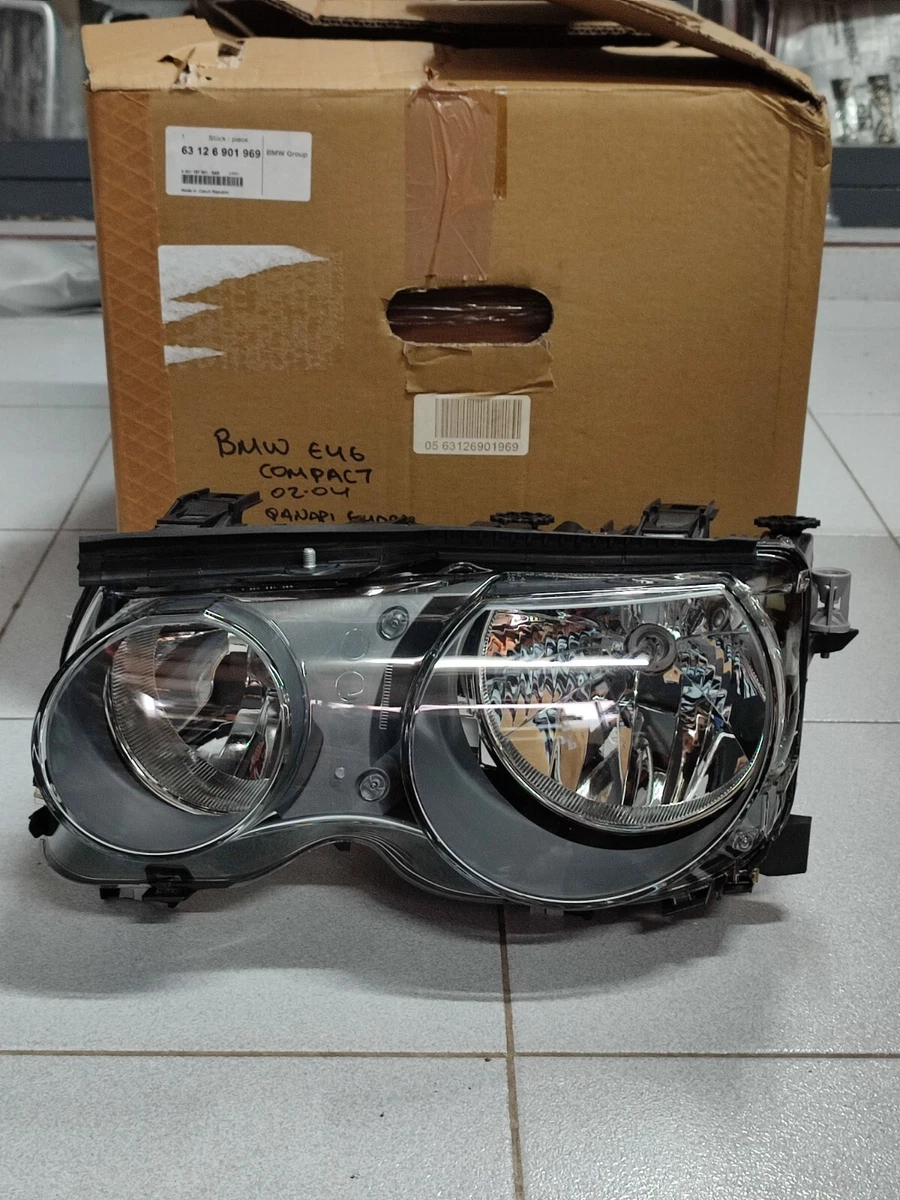 BMW E46 Compact headlight left Euro !NEW! GENUINE 63126901969 | eBay 