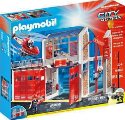 Playmobil City Action Große Feuerwache 9462 Neu & OVP Feuerwehr Hubschrauber - Bild 1 von 2